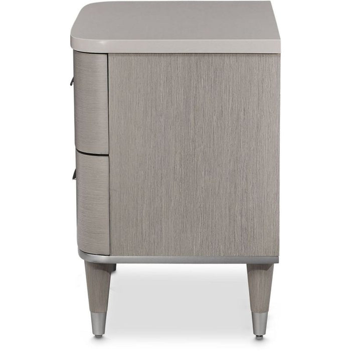 AICO Eclipse Nightstand in Moonlight