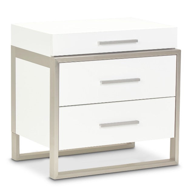 AICO Marquee Nightstand in Cloud White image