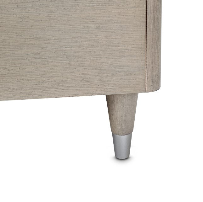 AICO Eclipse King Upholstered Bed in Moonlight